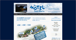 Desktop Screenshot of motel-saint-martin.com