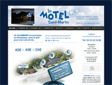 Tablet Screenshot of motel-saint-martin.com